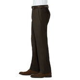 J.M. Haggar Dress Pant - Sharkskin, Chocolate view# 2