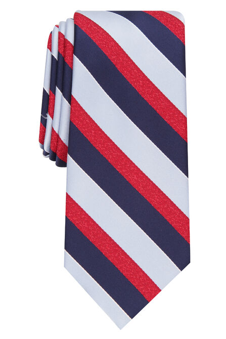 Lennox Stripe Tie, Red view# 1
