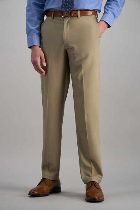 Premium Comfort Dress Pant, Khaki view# 1