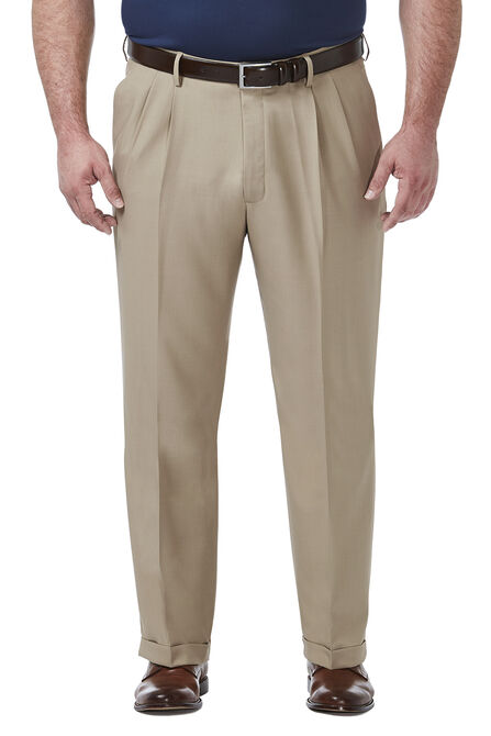 Big &amp; Tall Premium Comfort Dress Pant, Khaki view# 1