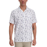 Sailboat Print Microfiber Shirt, White view# 1