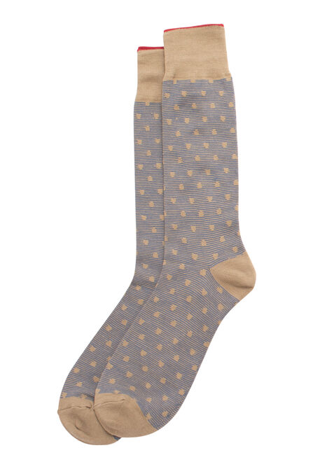 Dotted Socks, Beige view# 1