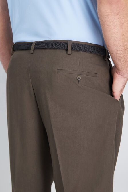 Big &amp; Tall Cool 18&reg; Pro Heather Pant, Brown Heather view# 5