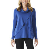 Long Sleeve Cowl Neck Top,  view# 5