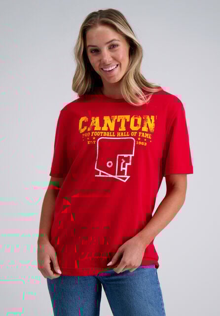 Pro Football Hall of Fame X Haggar - Canton Graphic Tee, Crimson