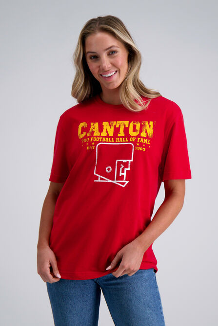 Pro Football Hall of Fame X Haggar - Canton Graphic Tee,  Crimson #293 view# 2