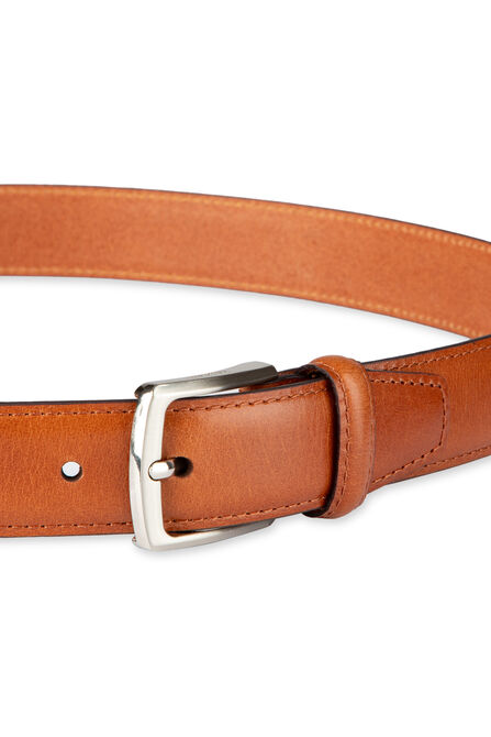 32mm Feather Edge Belt, COGNAC view# 2