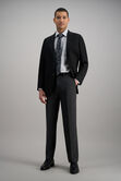 J.M. Haggar 4 Way Stretch Dress Pant, Charcoal Htr view# 3
