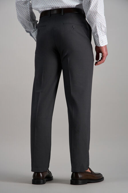 Premium Comfort Dress Pant - Tonal Glen Plaid, Black / Charcoal view# 4