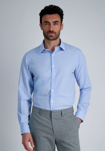 Smart Wash&reg; Dress Shirt - Blue, Light Blue