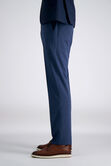 J.M. Haggar 4 Way Stretch Dress Pant,  Blue Heather view# 3