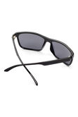 Modern Classic Wrap Sunglasses, Black view# 2