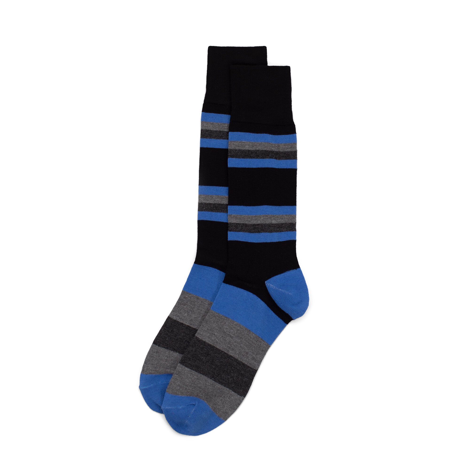 Haggar Striped Socks Black (H7573 Clothing Underwear & Socks) photo