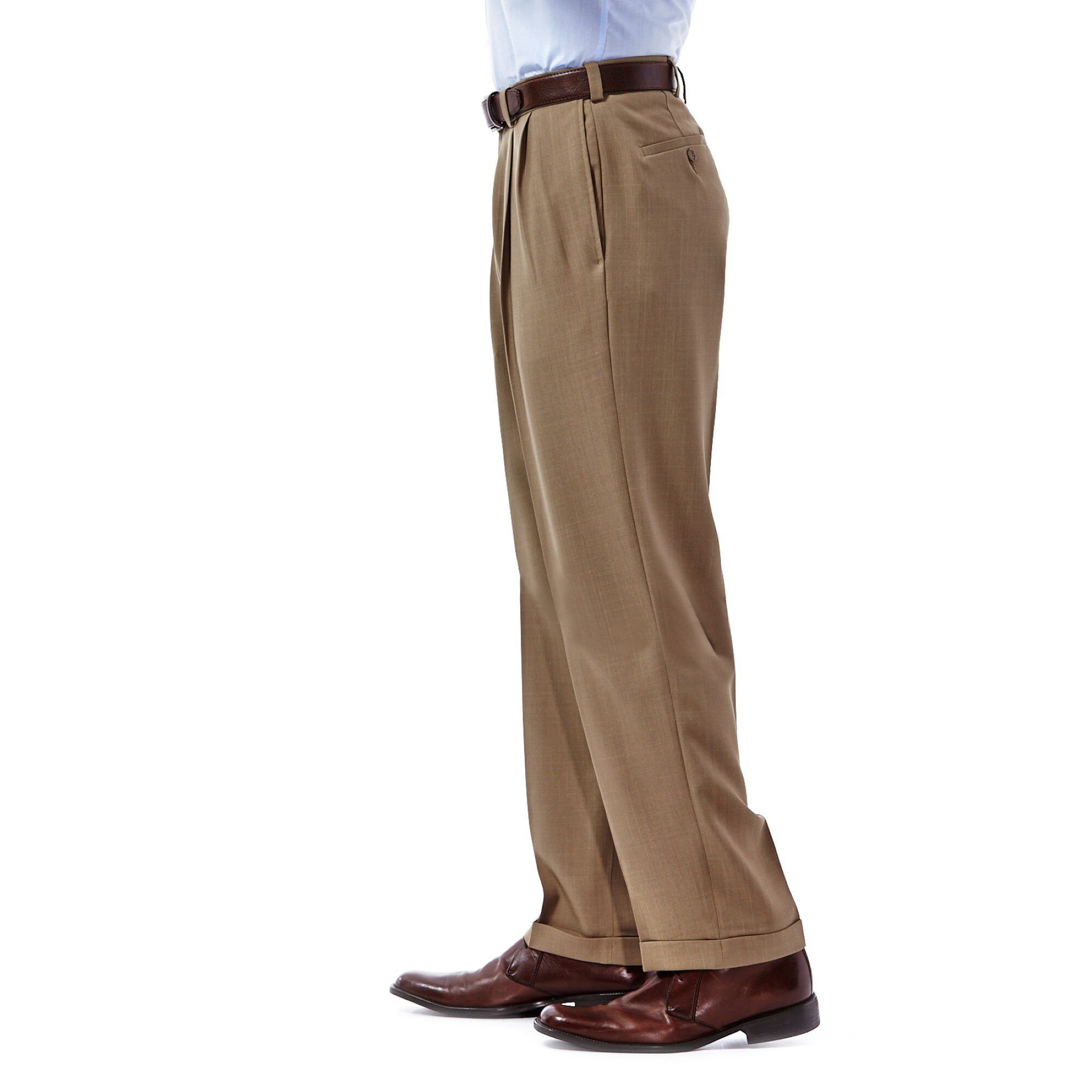 Haggar pants classic top fit eclo stria