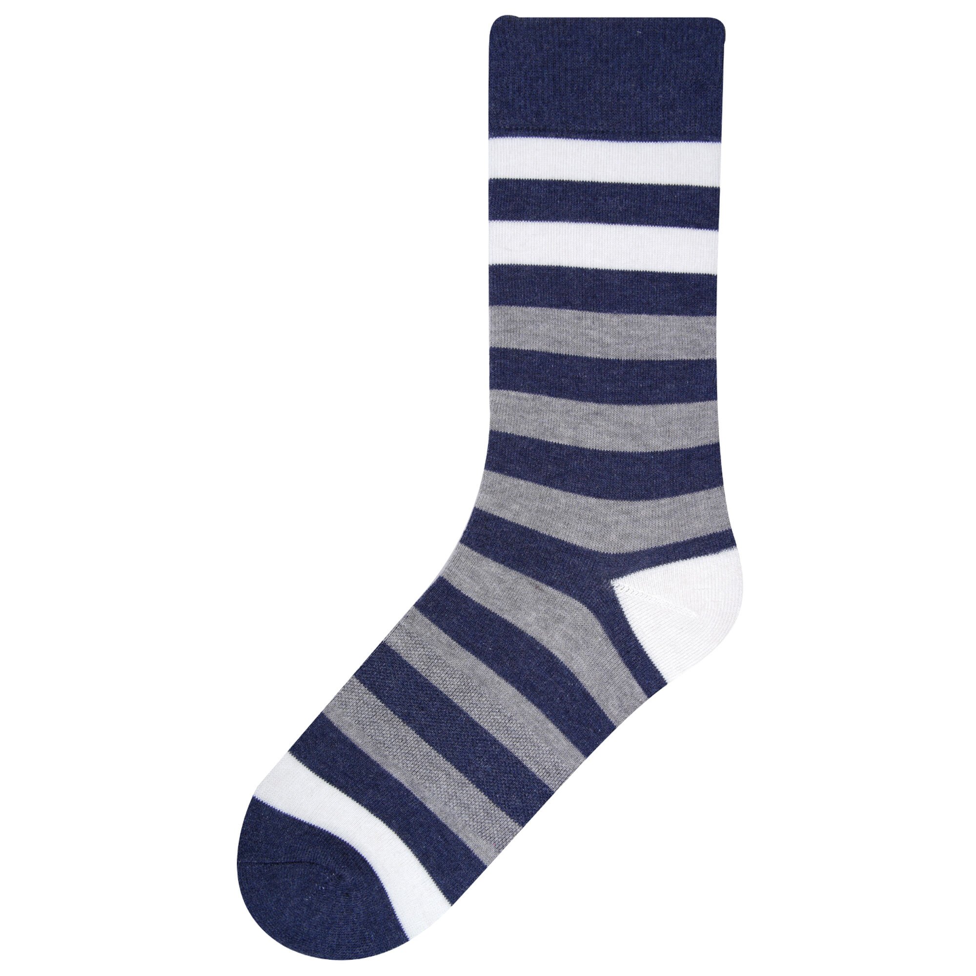 Haggar Bachman Stripe Socks Graphite (5R19-2031 Clothing Underwear & Socks) photo
