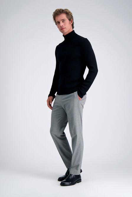 Long Sleeve Turtleneck Sweater, Black view# 4