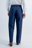 J.M. Haggar Prince of Wales Suit Pant, Navy view# 3