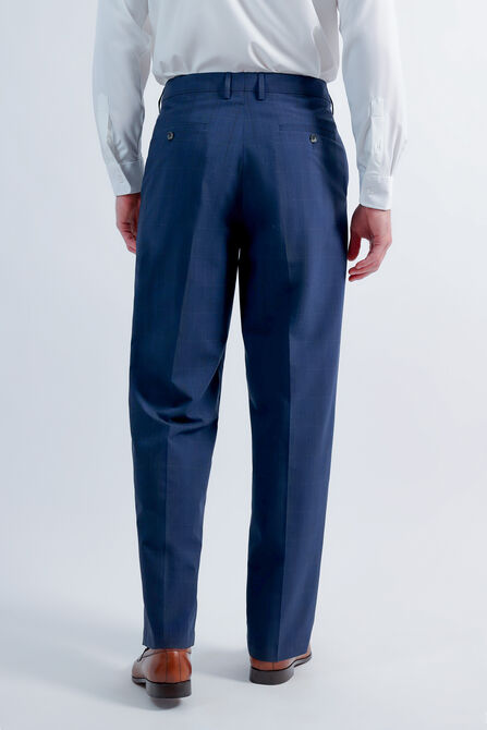 J.M. Haggar Prince of Wales Suit Pant, Navy view# 3