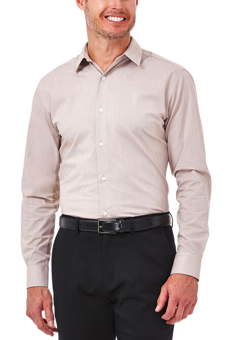 Solid Oxford Dress Shirt, Pink view# 1