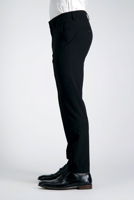 J.M. Haggar 4-Way Dress Pant, Black view# 3