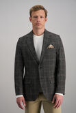 J.M. Haggar Slub Glen Plaid Sport Coat, Brown Heather view# 1
