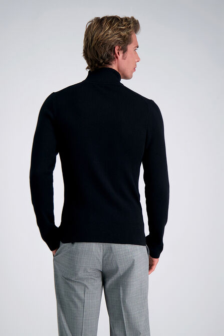 Long Sleeve Turtleneck Sweater, Black view# 2