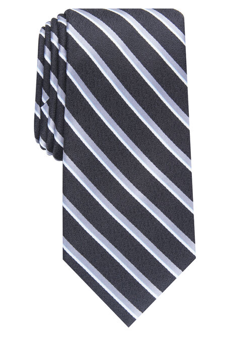 Howard Stripe Tie, Black view# 1