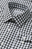 Smart Wash&trade; Dress Shirt - Black Check, Black / Charcoal view# 6