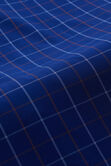 Smart Wash&trade; Dress Shirt - Navy Check, Navy view# 5