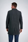 J.M. Haggar Premium Topcoat, Black / Charcoal view# 2
