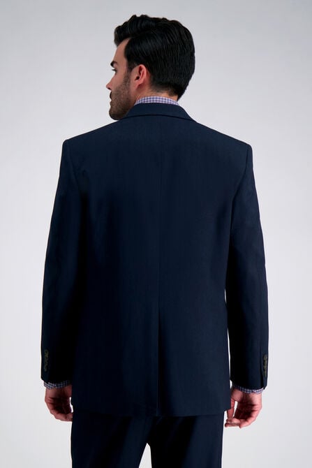 J.M. Haggar Micro Herringbone Suit Jacket, Navy view# 2