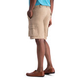 Stretch Cargo Short with Tech Pocket, Khaki view# 2