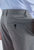 J.M. Haggar Micro Houndstooth Suit Pant, Med Grey view# 4