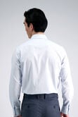 Premium Comfort Dress Shirt -  White &amp; Blue Stripe,  White view# 2