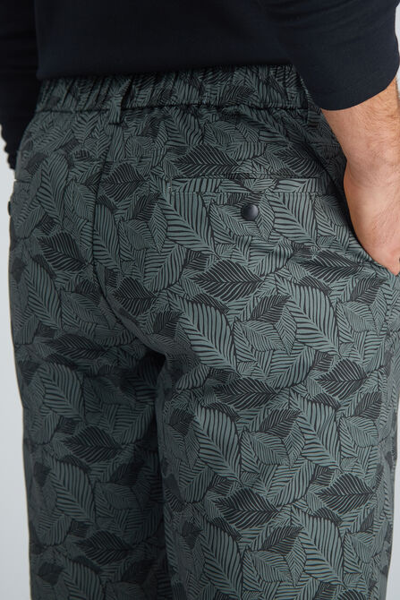 The Active Series&trade; Hybrid Leaves Print 9.5-inch Short, Military Green view# 6