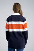 Pro Football Hall of Fame X Haggar - Vintage Wash Rugby Polo,  Mood Indigo #193 view# 4