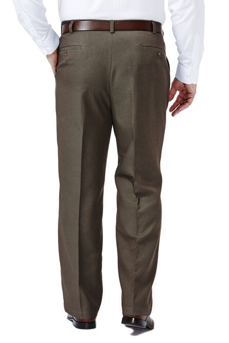 Big &amp; Tall Cool 18&reg; Heather Solid Pant, Heather Brown view# 3