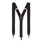 Solid Y-Back Adjustable Clip Suspender,  view# 1