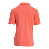 Cool 18&reg; Pro Textured Golf Polo, Living Coral view# 2
