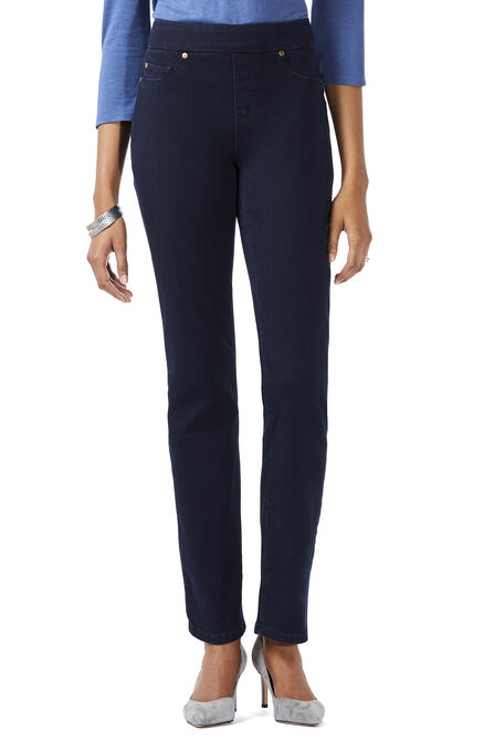 Pull On Straight Denim Pant,  view# 4