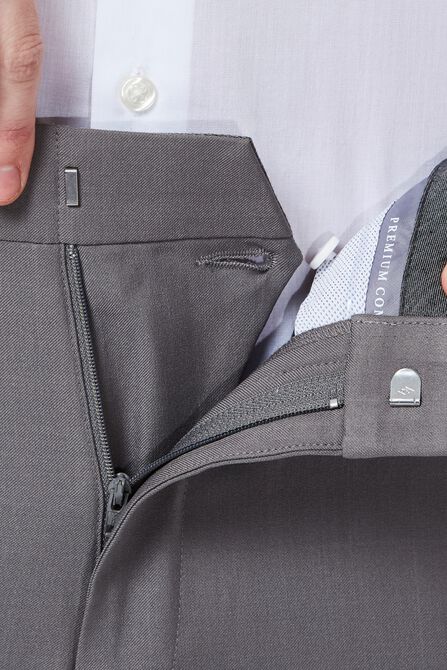 Premium Comfort Dress Pant, Med Grey view# 5