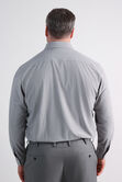 Tall Smart Wash&reg; Dress Shirt - Medium Grey Grid, Medium Grey view# 2