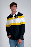 Pro Football Hall of Fame X Haggar - Vintage Wash Rugby Polo,  Golden Yellow #145 view# 1