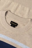 Long Sleeve Crew Sweater, Sandstone view# 4