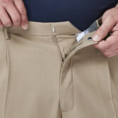 Big &amp; Tall Premium Comfort Dress Pant, Khaki view# 5