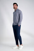 Quarter Zip Shirt, Navy view# 3