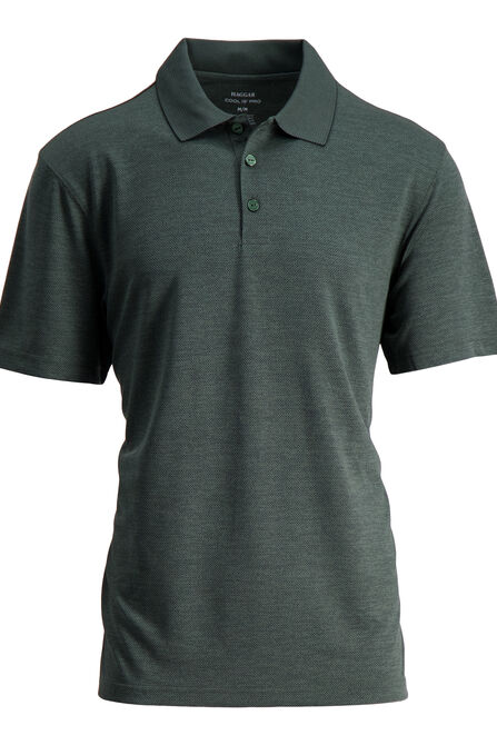 Cool 18&reg; Pro Textured Golf Polo, Vine Heather view# 1