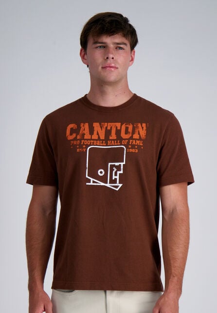 Pro Football Hall of Fame X Haggar - Canton Graphic Tee, Brown