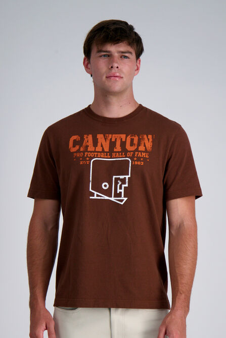 Pro Football Hall of Fame X Haggar - Canton Graphic Tee,  Brown #369 view# 1