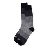 Color Block Stripe Socks, Black view# 1
